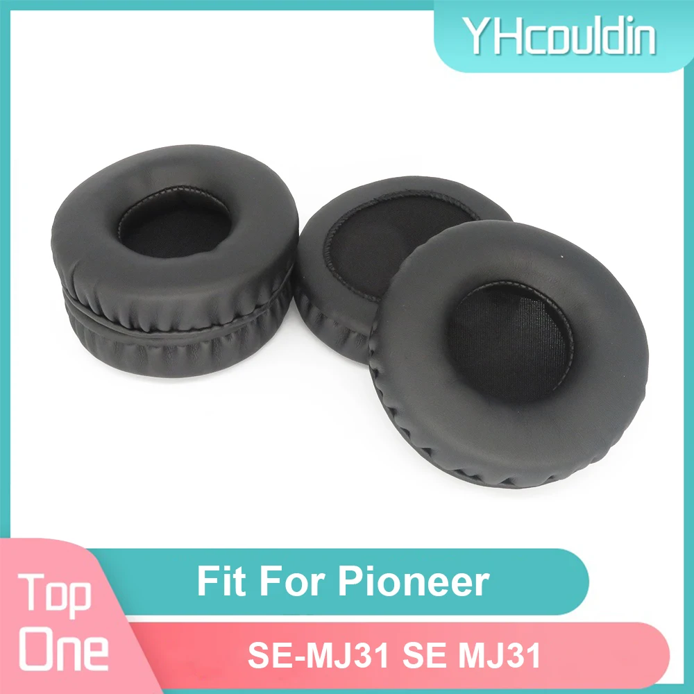 وسادات الأذن ل بايونير SE-MJ31 SE MJ31 سماعة سماعات الأذن بولي Pads لينة منصات رغوة بطانة للأذن الأسود
