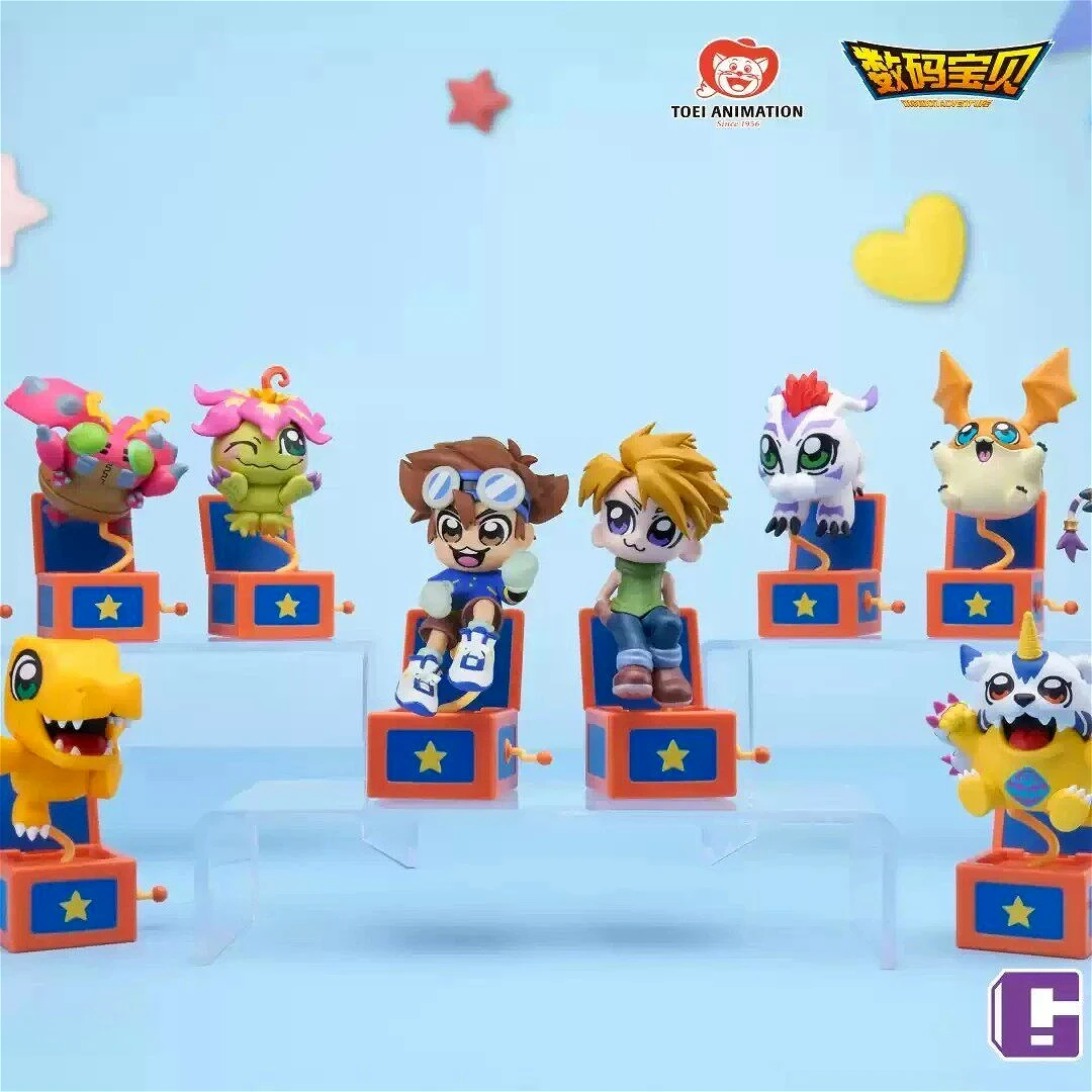 

BANDAI BNFIGUREQ Digimon X Okawa Takekube Collaboration Blind Box Surprise Anime Peripheral Taichi Yagami Yamato Ishida Toy Gift