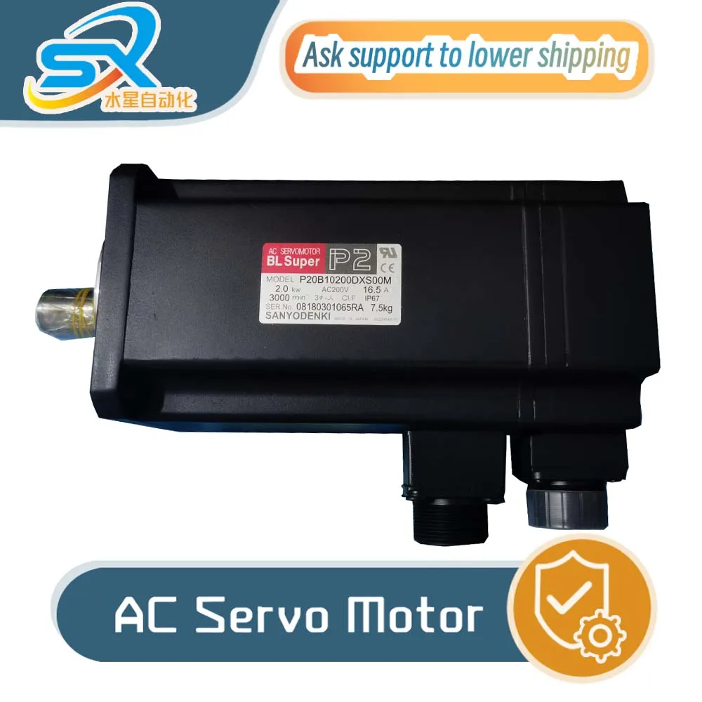 Hot Selling SANYO DENKI P20B10200DXS00M 2.5kw Servo Motor