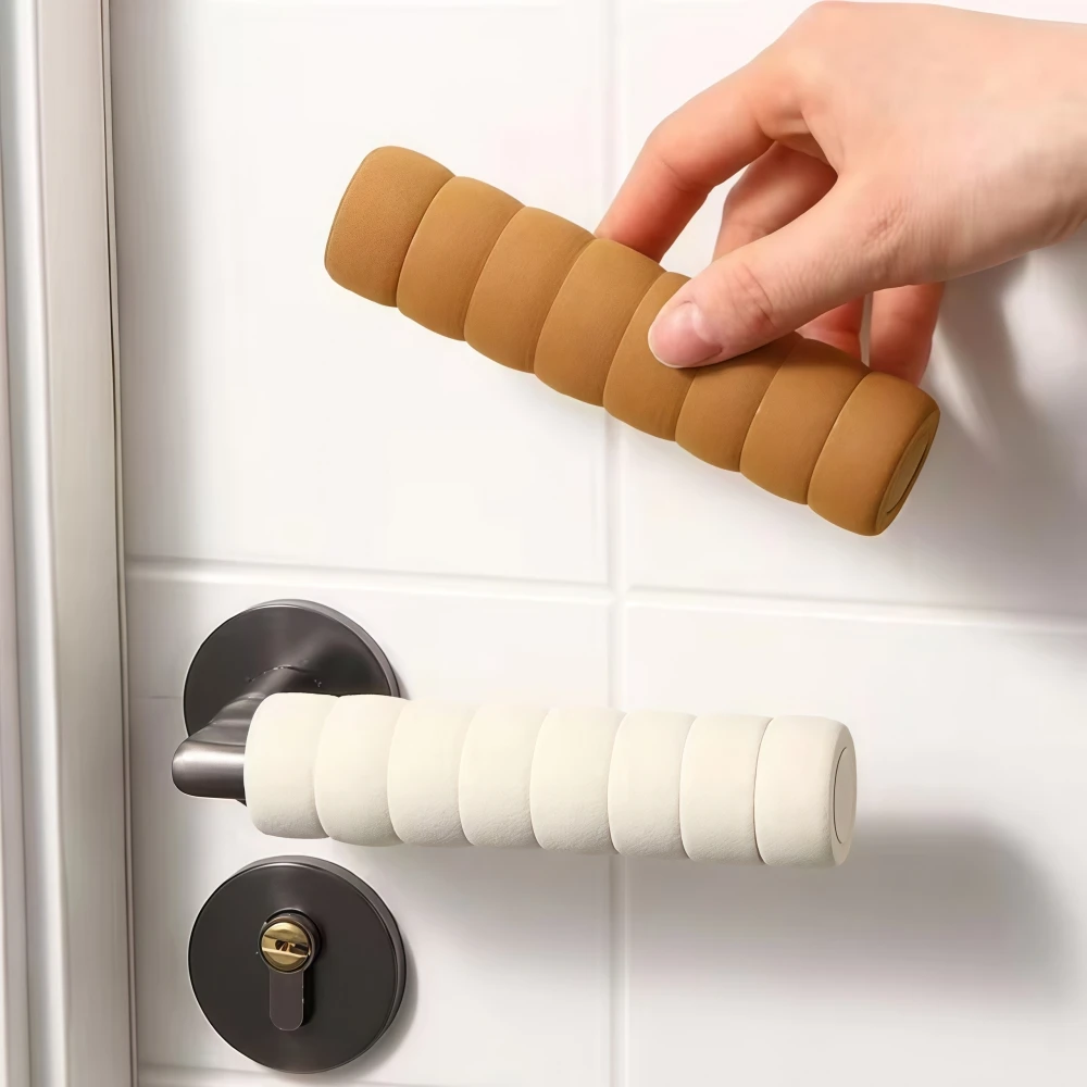 4pcs Door Handle Protectors Designed to Be Anti-Static And Collision-Resistant, Safeguarding Walls from Dents And Damage