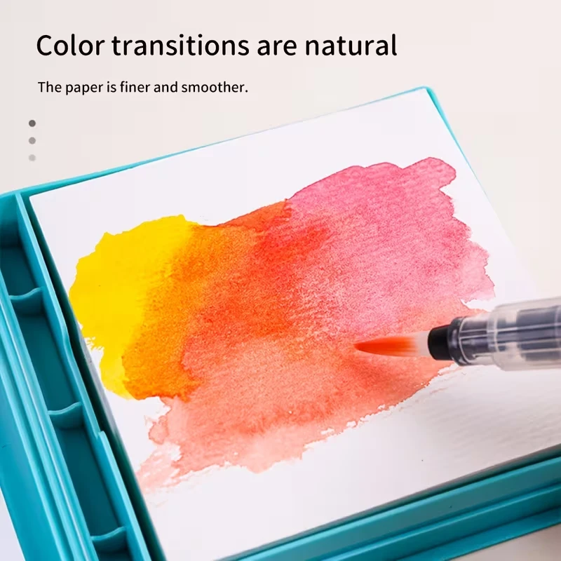 Mini Watercolor Sketchbook: Portable, tear-away sketchbook/journal/drawing pad—perfect for artistic sketching and journaling