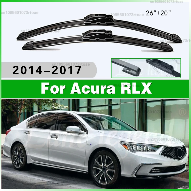 

26"+20" Car Wiper Wiper Blades 2pcs Windscreen Window Auto Accessories For Acura RLX 2014 2015 2016 2017 Front Windshield