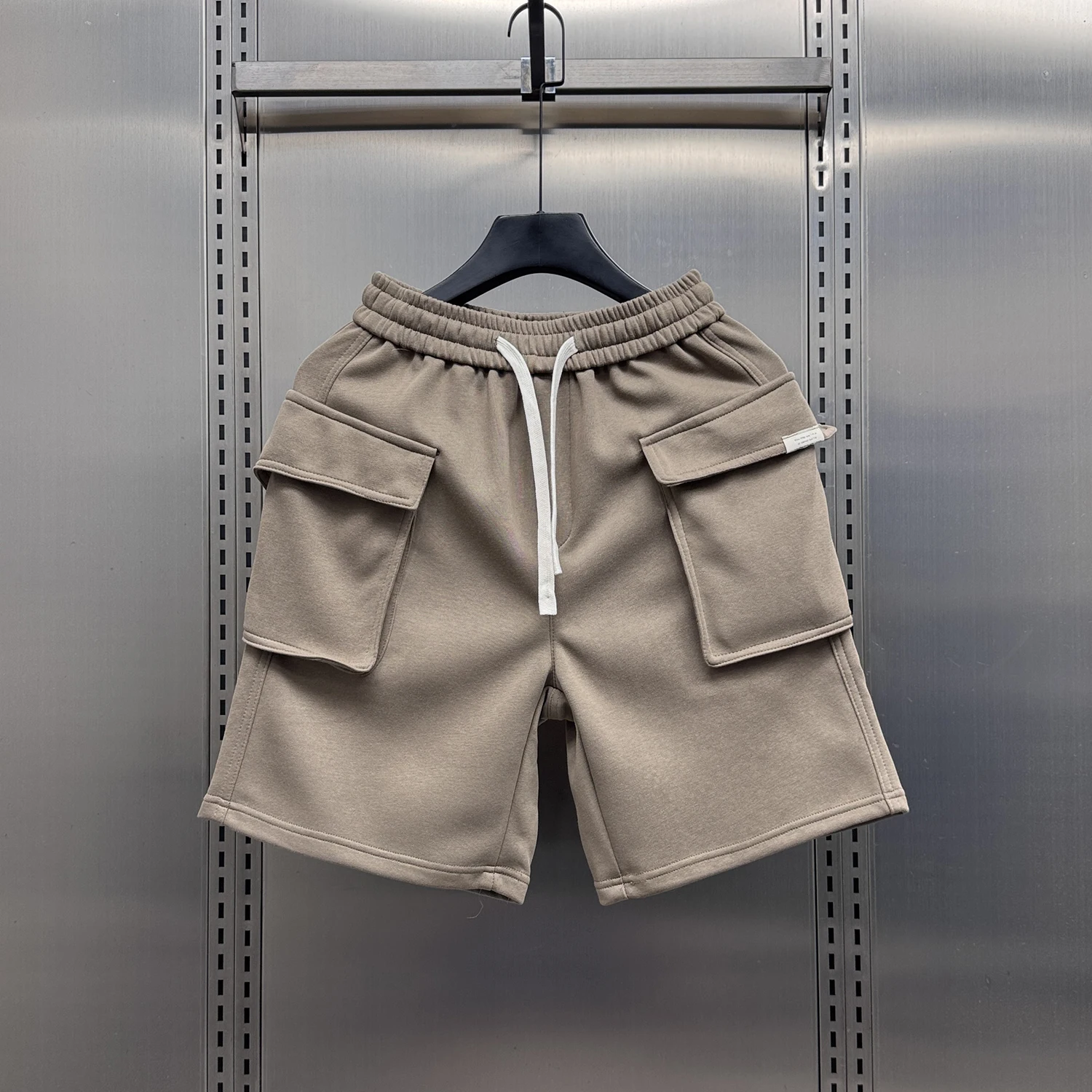 

American Style Workwear Shorts Men's Summer Thin Loose Large Pocket High Waist Five-Point Casual Sports Leisure Mid-Length Tr...