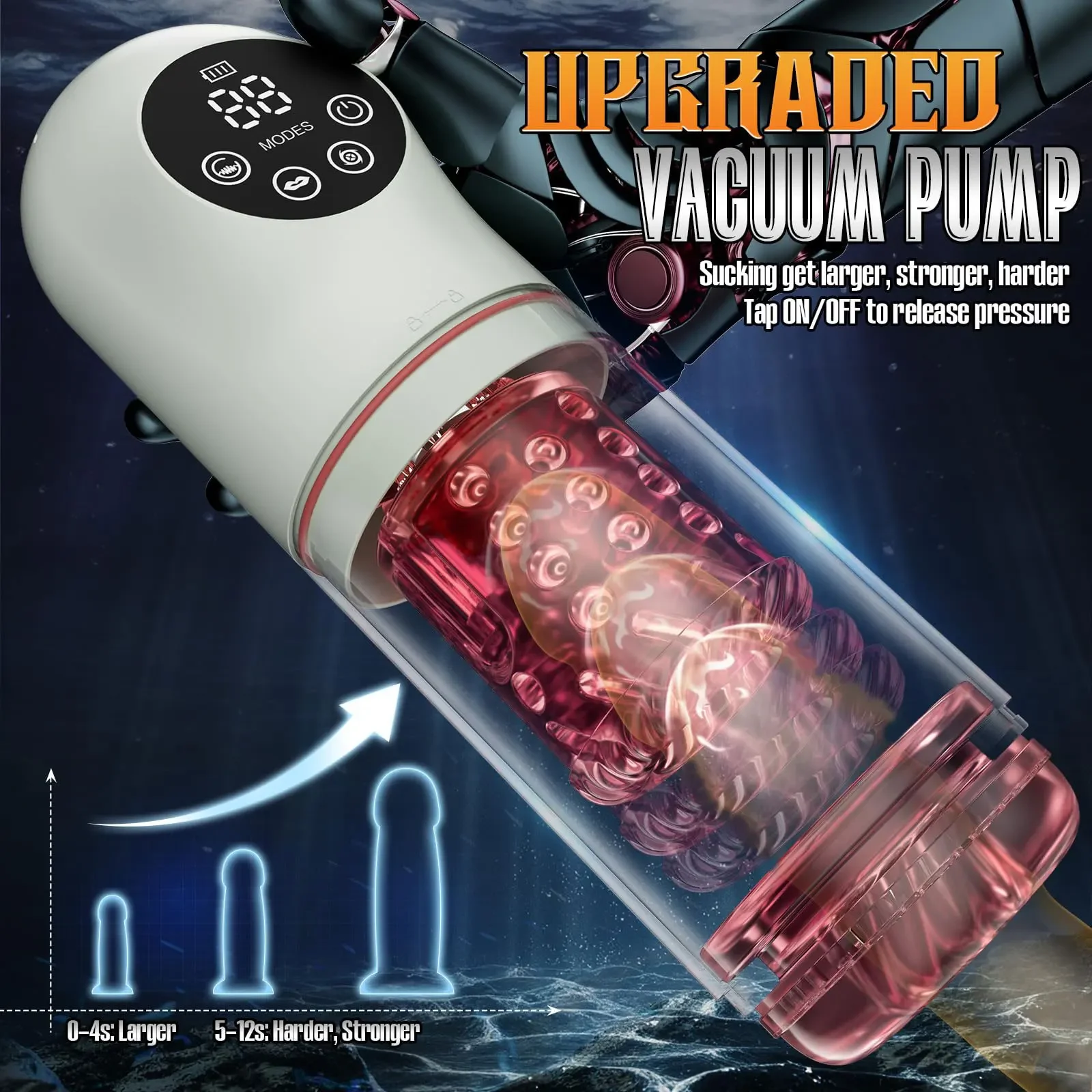 Automatic Rotating Sucking Male Masturbator Penis Pump Thrusting Licking Sex Machine Stroker Pocket Pussy Adult Sex Toys for Men - Image 4