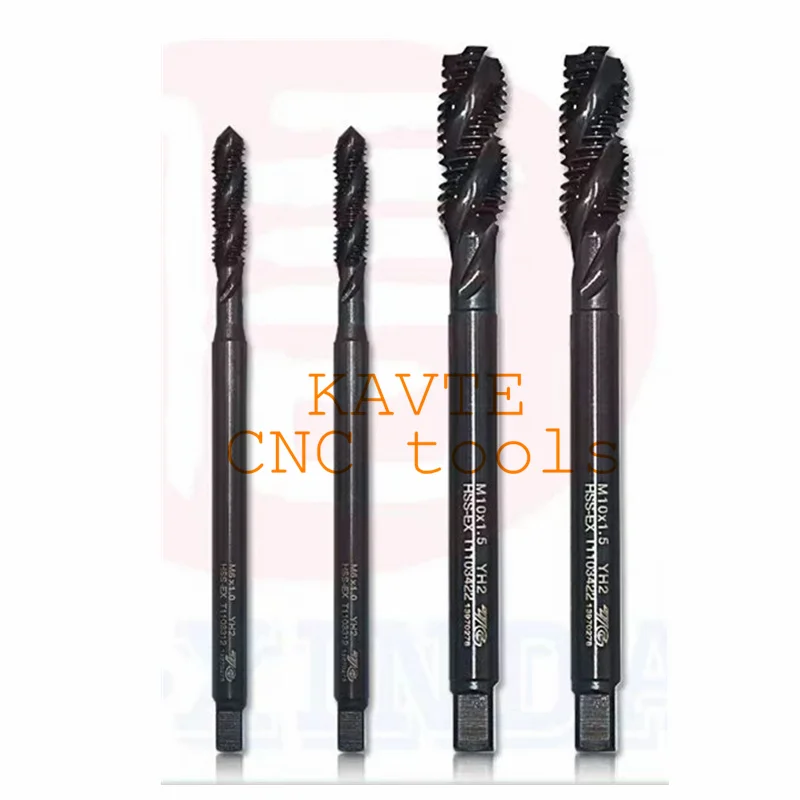 Novo 1 peça feita na coreia M3-M20 100mm 150mm YG-1 t1103 t1105 HSS-EX torneira espiral longa processamento: liga de aço, etc.