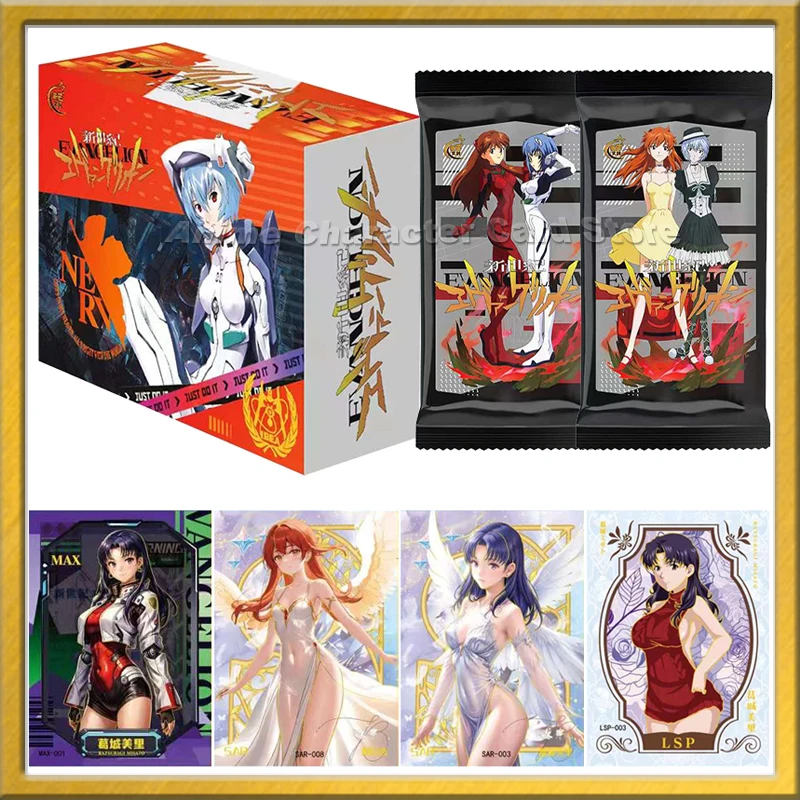 EVA New Century Evangelion Card Anime Neon Genesis Evangelion Character Asuka Ayanami Rei Mecha Collection Cards Toy Kids Gifts