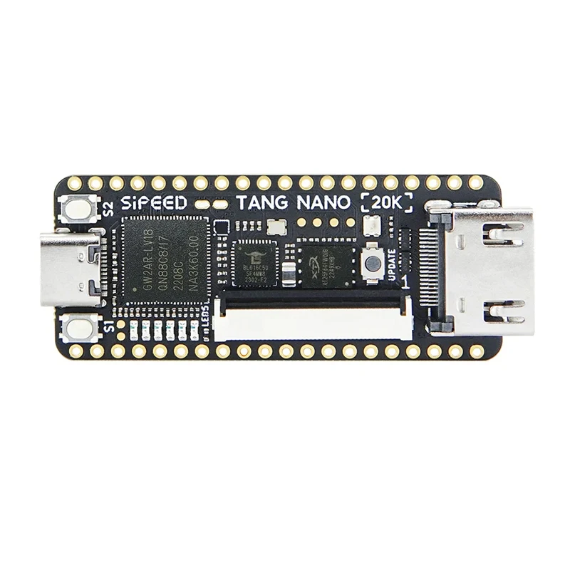 Sipeed Tang Nano 20K FPGA Scheda di sviluppo RISC-V Linux Lettore di giochi retrò Supporto RGB LCD Scheda TF 64Mbit SDRAM 20K LUT4