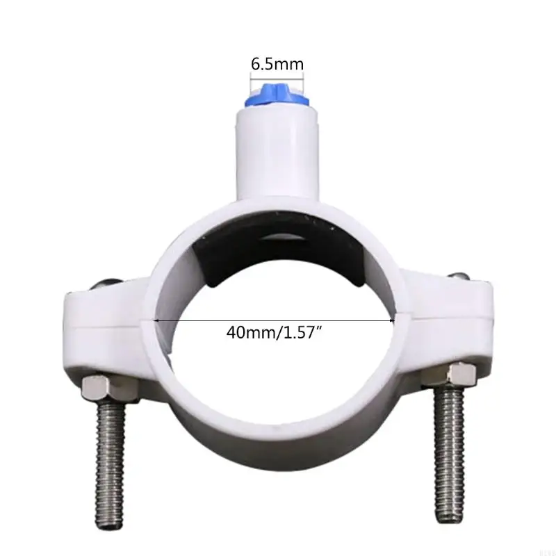 R1WB 1/4" OD 호스 빠른 연결 역삼투 수족관 시스템 40mm 파이프 클램프