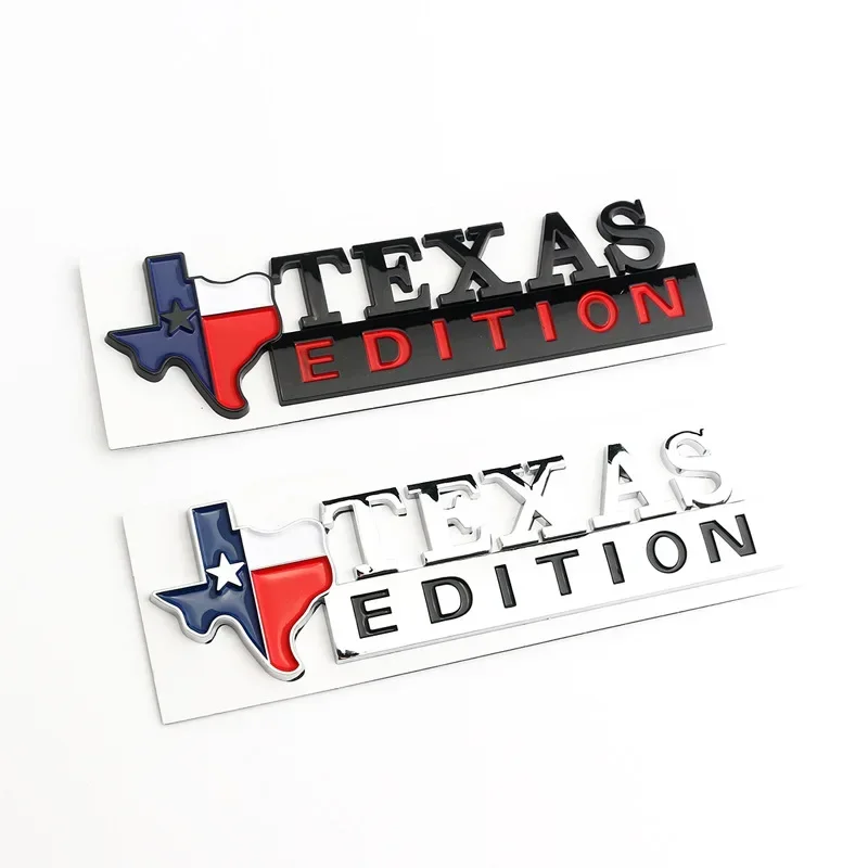 1pcs x 3D ABS TEXAS EDITION Lone Star EMBLEM BADGE for CHEVY SILVERADO GMC SIERRA TRUNK STICKER DECAL