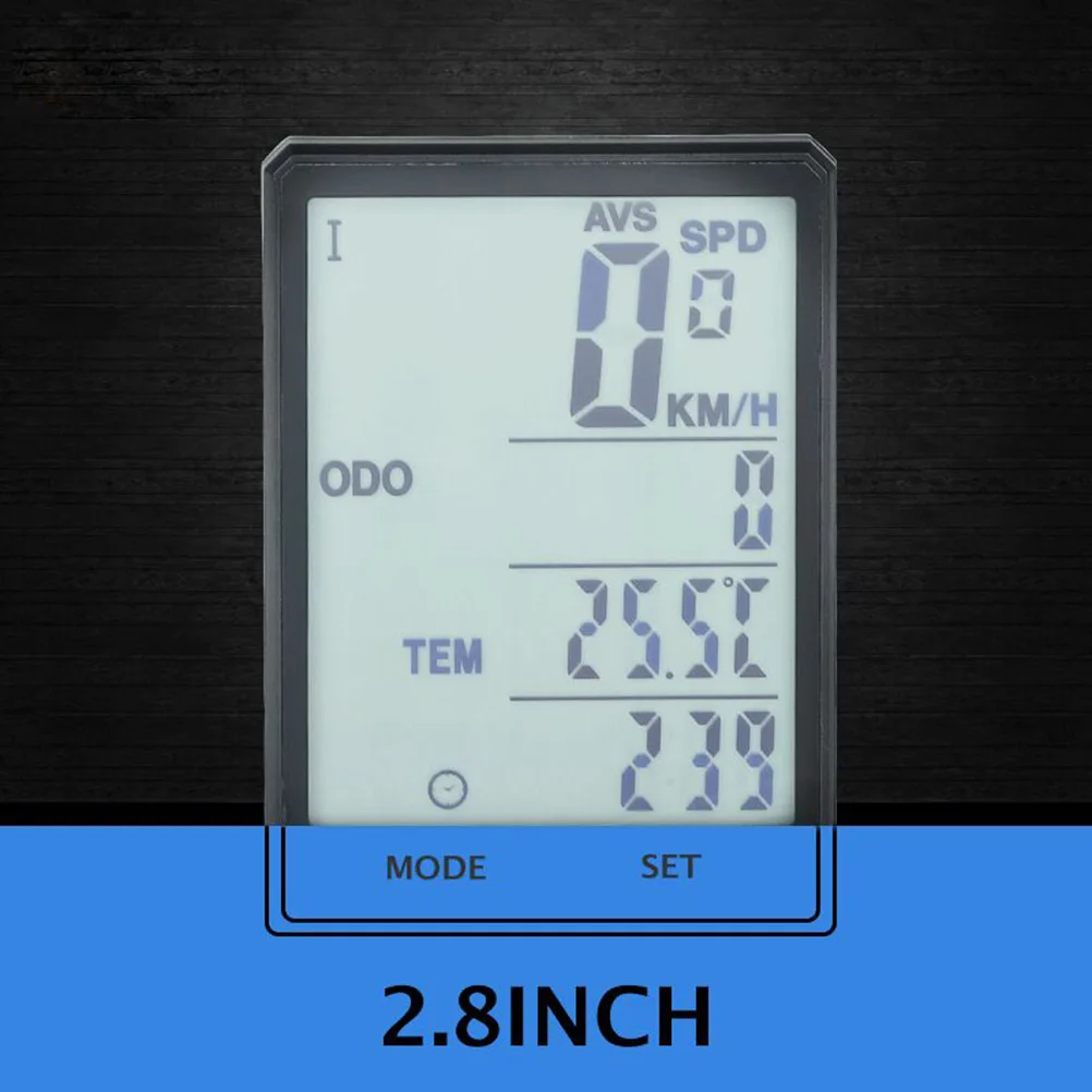 

Luminous Speed Bike Computer Waterproof Wired Speedometer Tachometer Back Light Cycling Hiking Mountain Road Bikes Real