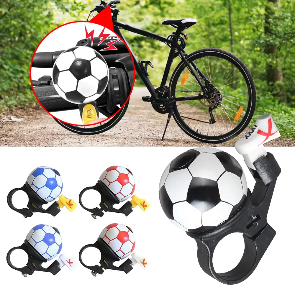 

Kids Safety Bicycle Bell Mountain Bike Football Bell Colorful Road Fixie Bike Stylish and Unique Accessories Handlebar Bell