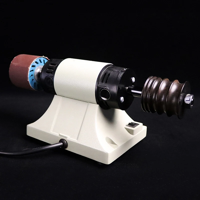 Leather Belt & Leather Products Polishing Machine 110V/220V Electric Sanding Machine Leather Shoe Shining Tool