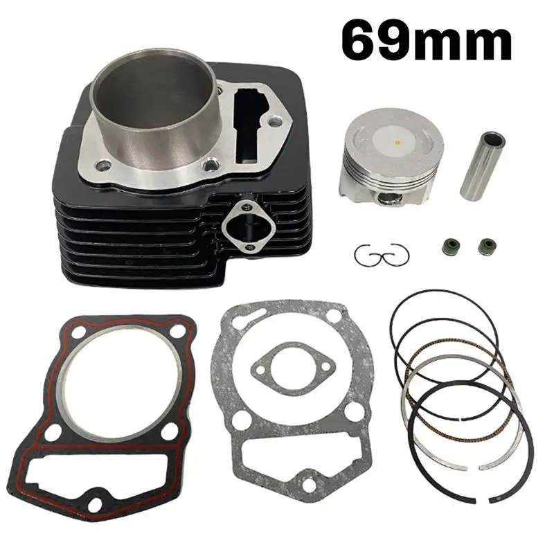 WF-For Zongsheng CB250 Italika 250Z Compatible 69Mm Motorcycle Engine Cylinder Piston Gasket Replacement Kit