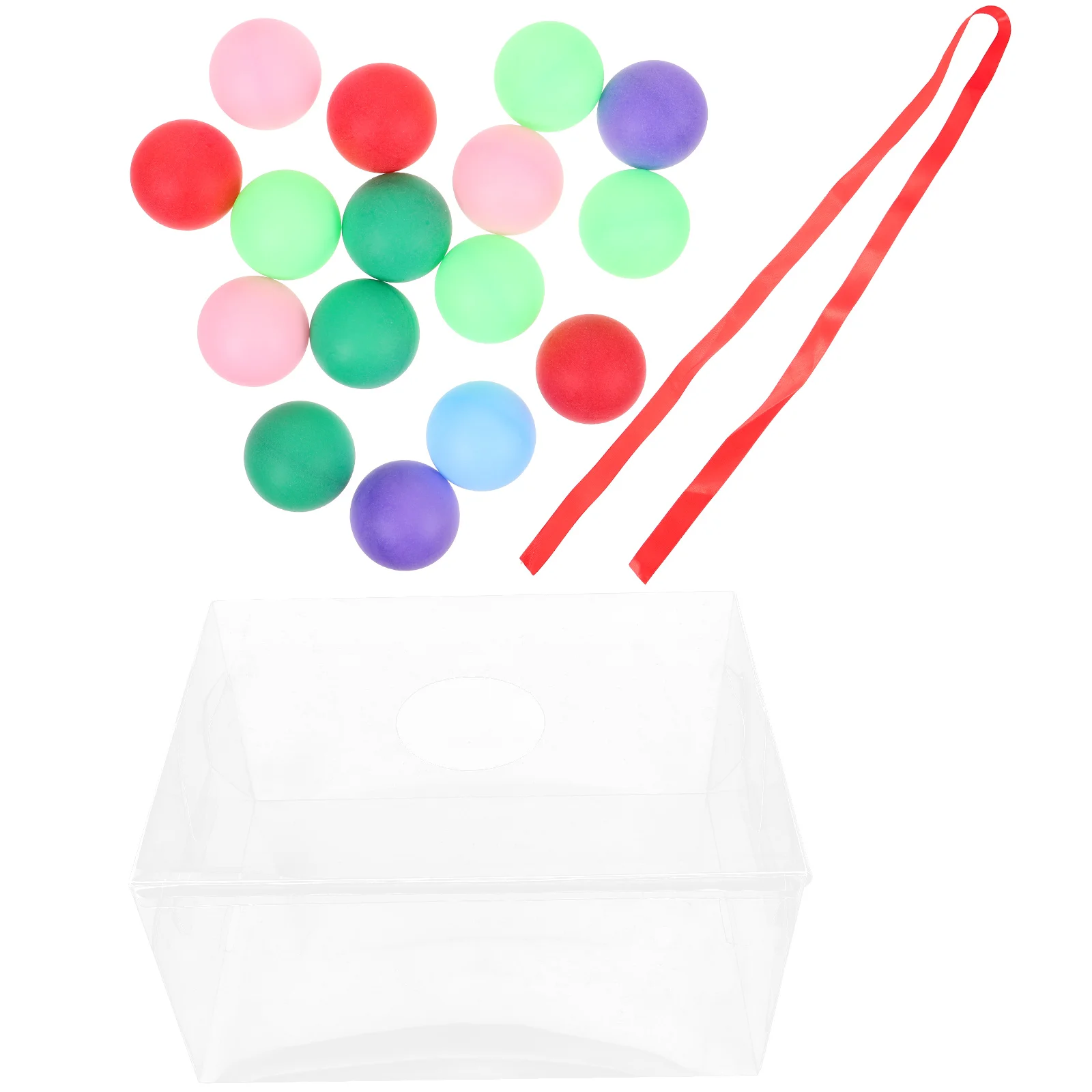 2 PCS Game Props Party Supplies Halloween 2200X1100X500CM -pong Ball Transparent Shaking Bridegroom