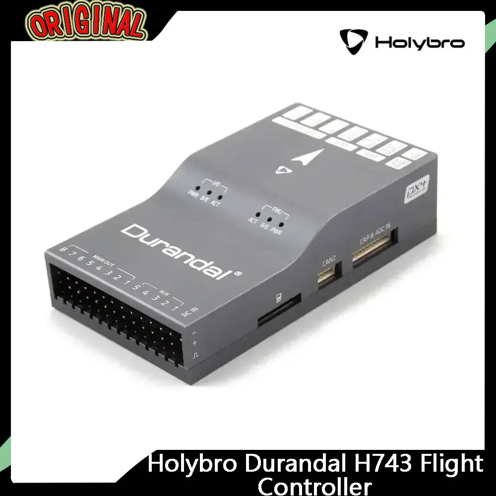 

Контроллер полета Holybro Durandal H743 — демпфирование вибрации, с подогревом IMU для контроля температуры, идеально подходит для гонок на дрон FPV