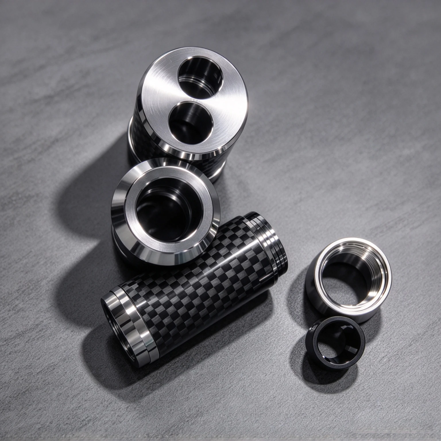 Kabelverteiler aus schwarzer Kohlefaser, Y-Splitter 11mm auf 2x7mm Löcher mit Audio-Lautsprecherkabel, DIY-Kabelverbinder AL1107 – Detail 1