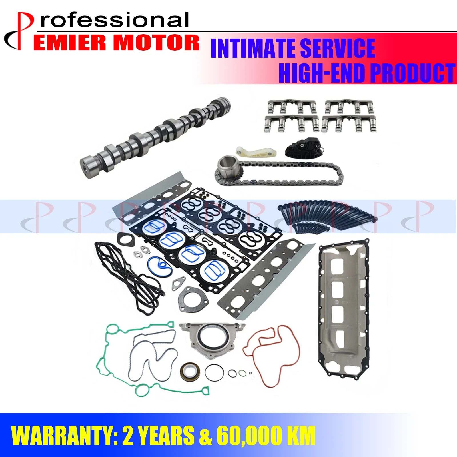 Demier Overhaul Engine Rebuild Kit MDS Fits 5.7L Hemi Dodge Ram 1500 Chrysler VIN 