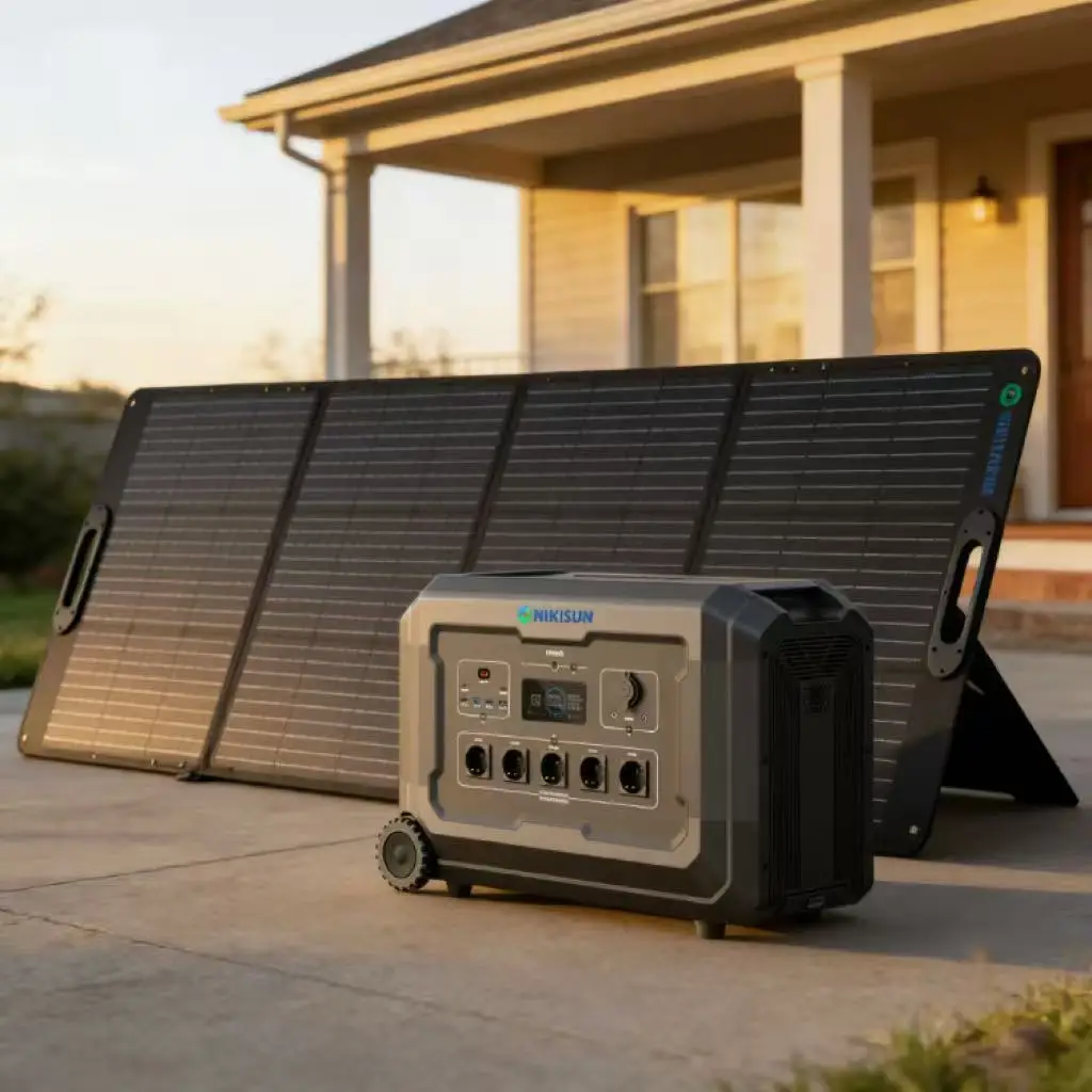 5000W Portable Power Storage With 220W Solar Energy Panel Whole Set MPB-5WS5 5040Wh Power Station LiFePO4 Battery for Sale