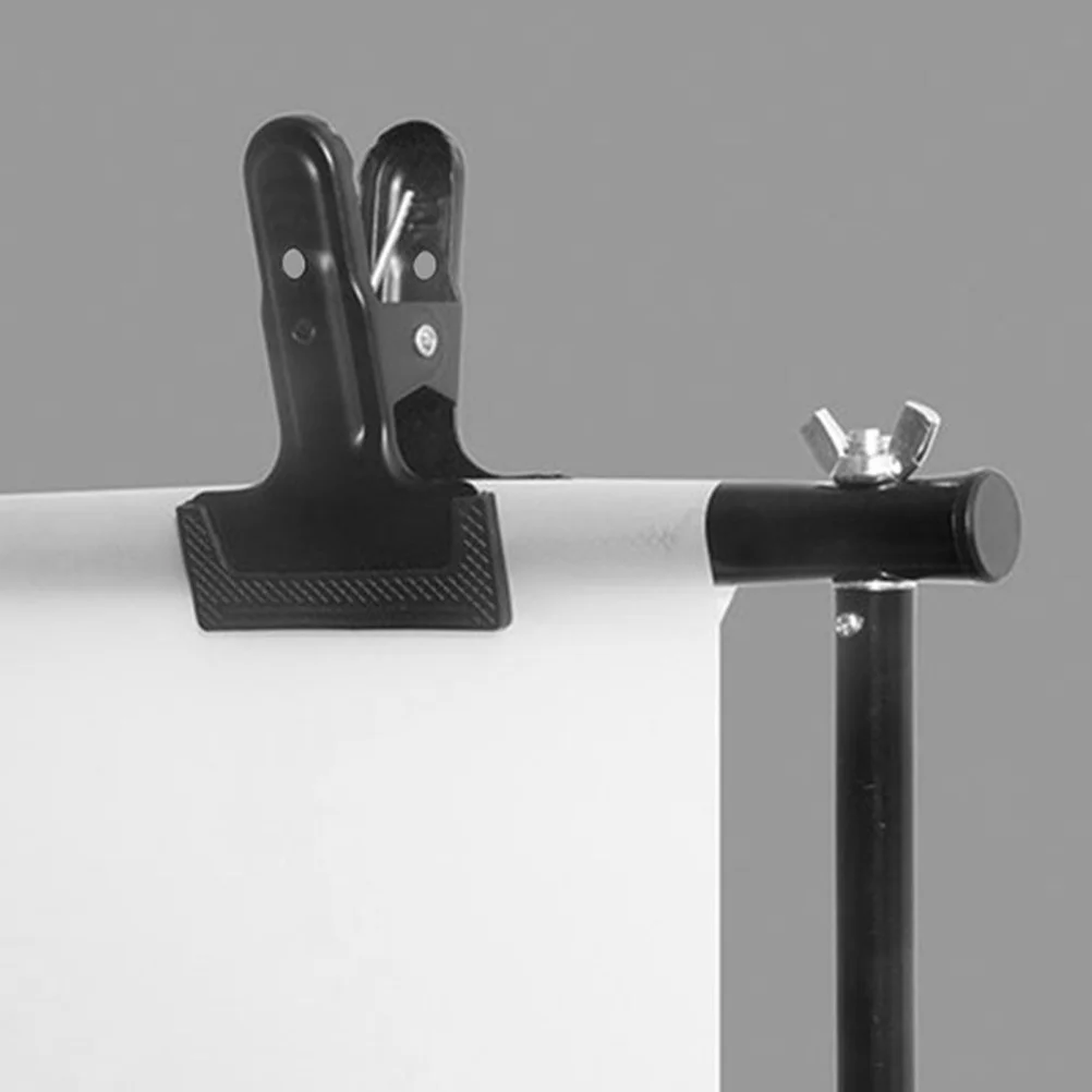

4Pcs Backdrop Fixing Clamps Robust Steel Background Clip for Stable Cloth Mounting Quick Install Professional Setup