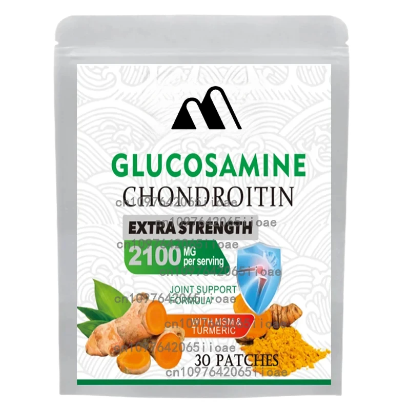 

Glucosamine Chondroitin Transdermal Patches 30 Patches - Support Healthy Joints, Strong Cartilage