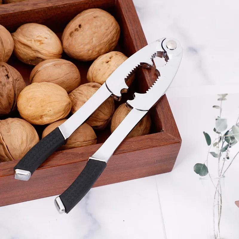 Kitchen Nut Sheller Clip Tool Clamp Plier Cracker Zinc Alloy Nutcracker Crack Almond Walnut Pecan Hazelnut Pineapple cutter