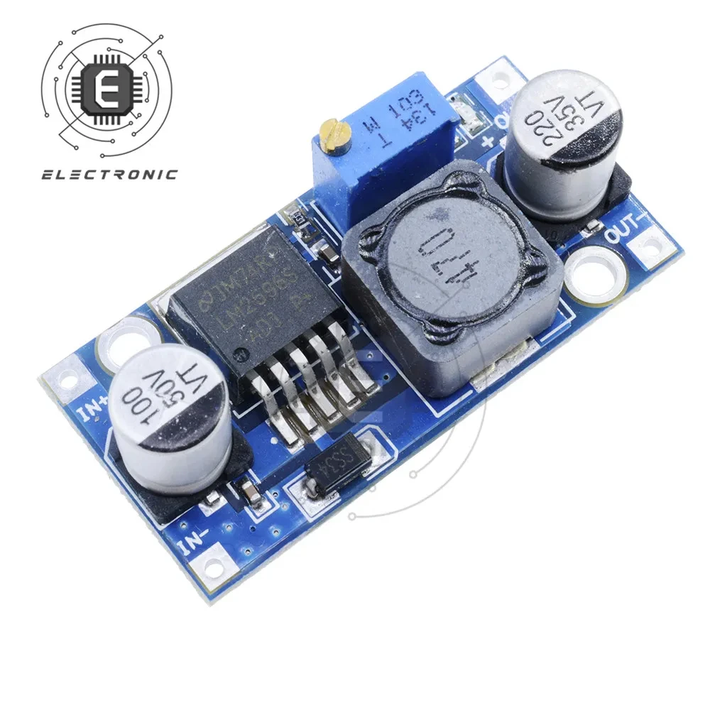 5Pcs LM2596s DC-DC Step-down Power Supply Module 3A Adjustable Buck Converter Module LM2596 Voltage Regulator 30V 24V 12V 5V 3V