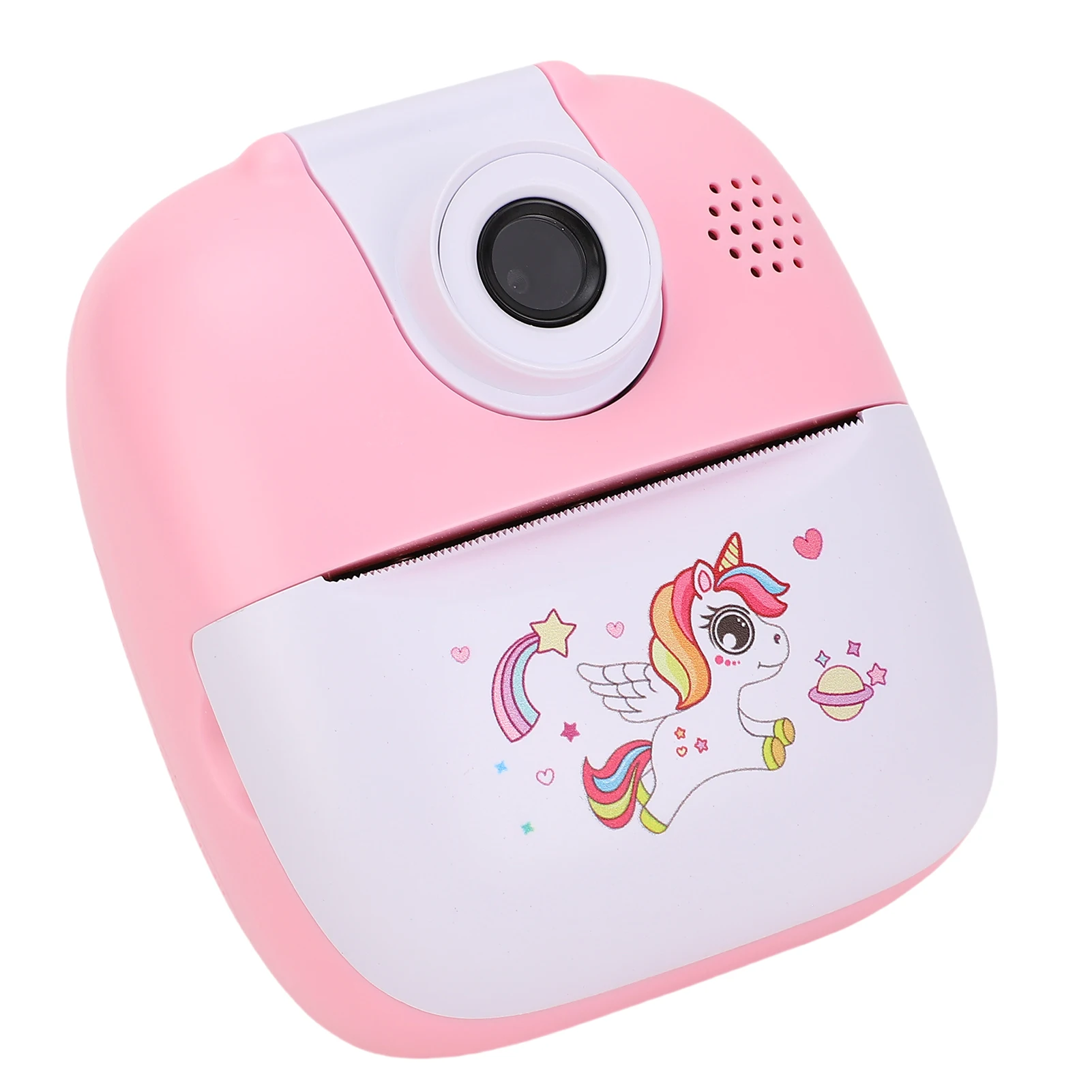 Instant Print Camera 24MP 180 Degree Rotation Lens 2.4 inch Large Screen Digital Camera  with Music Player Games for Outdoor