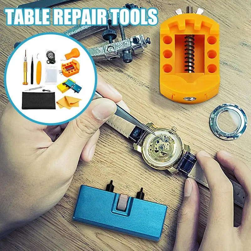 Watch Back Removal Tool Kit Professional Watch Back Cover Remover 11X Portable Watch Tools Watch Case Opener For Battery Replace