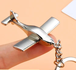 Metal Airplane Key Chain Keychains gift Aircraft Car Key Ring Bag Classic key holder Pendant Party Gift jewelry