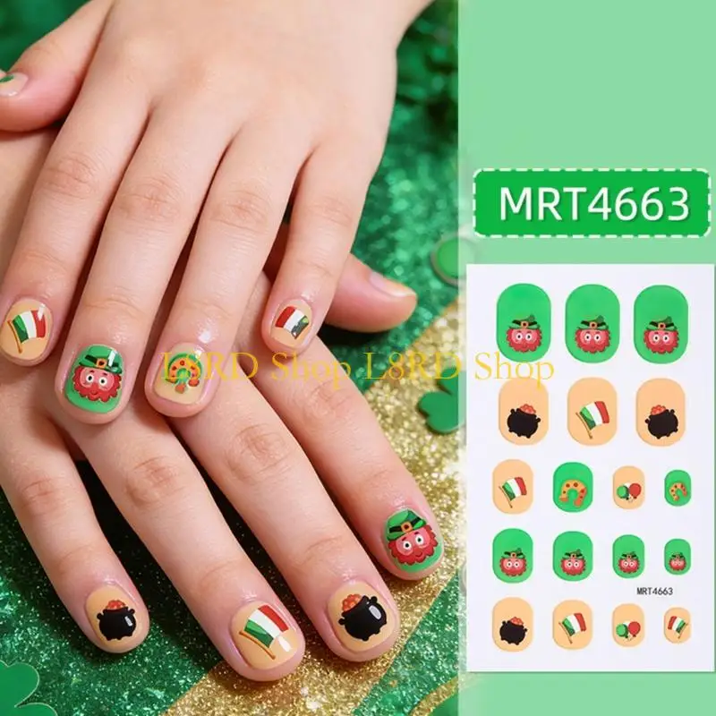 L8RD Multiple Pattern Kids Stickers Waterproof Cartoon Four Decals Easy To Apply User Friendly Safe Materials