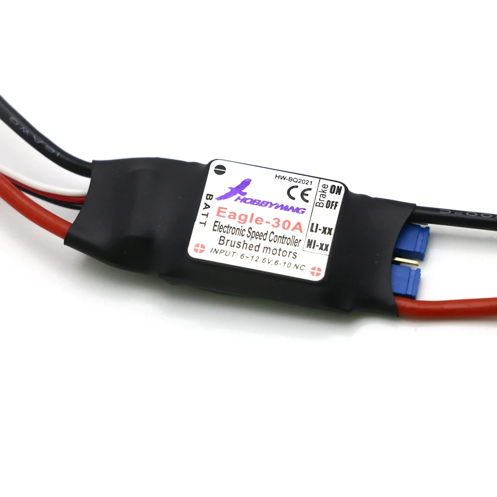 Hobbywing Eagle 30A ESC spazzolato con regolatore di velocità BEC 1A per motore spazzolato per aereo RC