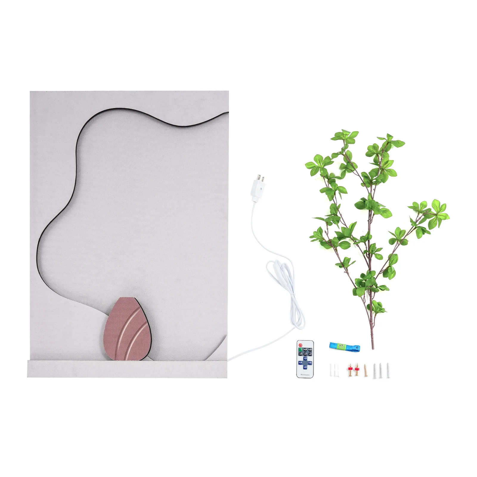 Wall Mount Sandstone Floral Decor With Complete Mounting Accessories Safe Stable Installation Indoor Wall Ornament