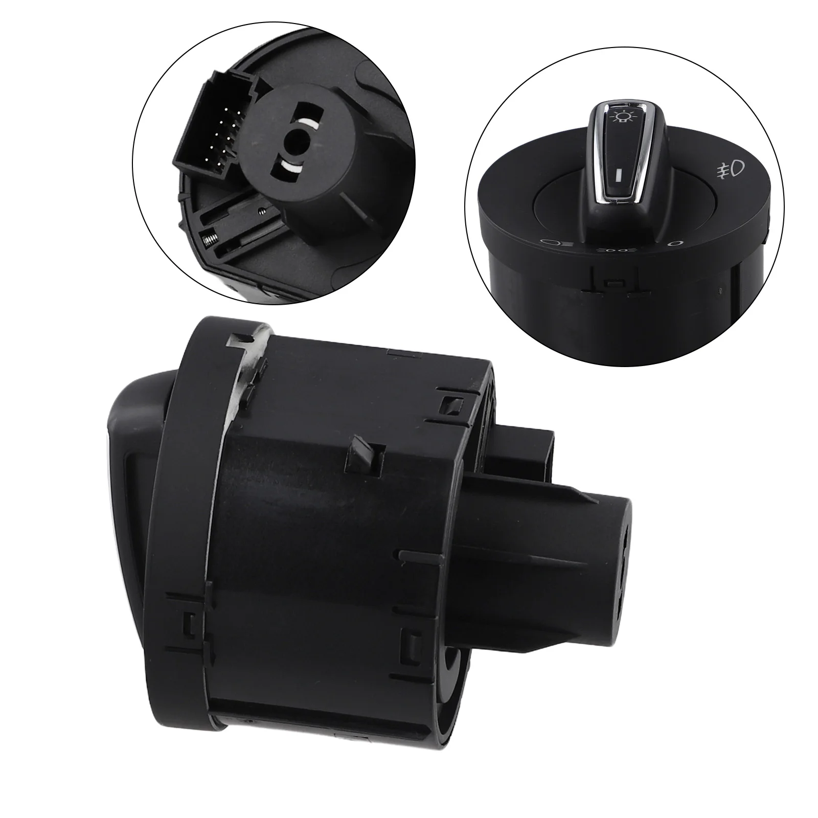 OEM 5G0941431BG Headlight Switch Component Long-lasting Durability No Modifications Needed Fast Response Speed
