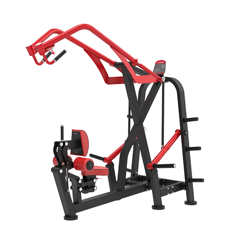 SUPER HIGH ROW New Design Equipamento Do Ginasio SUPER PULLDOWN Plate Loaded Machine