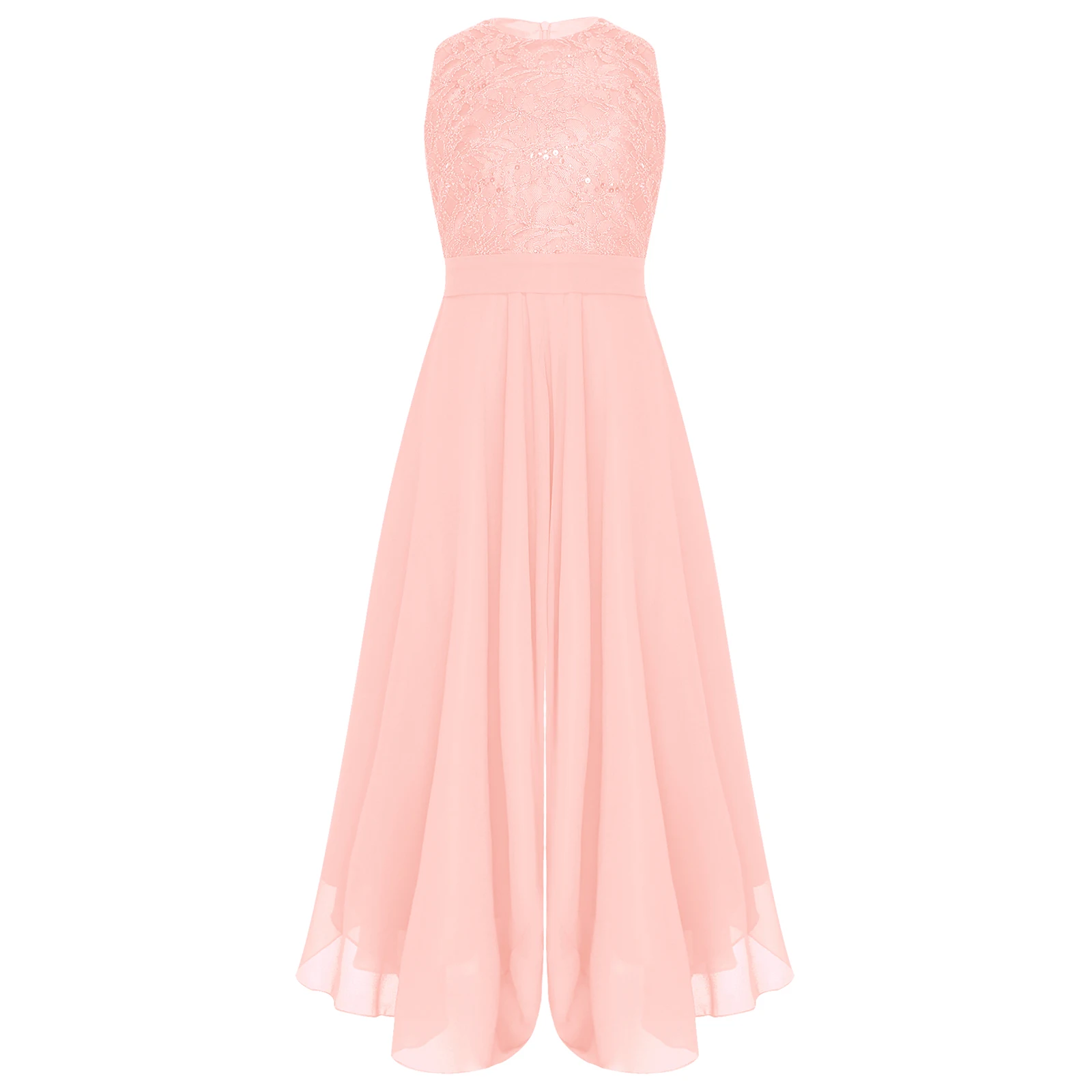 Mono elegante de baile lírico para niñas, Ropa de baile de encaje Floral, peleles de Ballet para adolescentes, pantalones de gasa para actuación de baile de salón