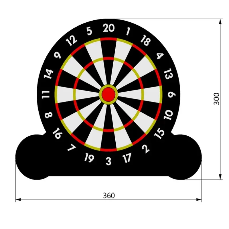 ลูกดอกฟุตบอลเป่าลม 10 ฟุตเป้าหมายกีฬากลางแจ้งเด็กเกมแบบโต้ตอบพ่อแม่และลูกกีฬาแบบพกพาความบันเทิง