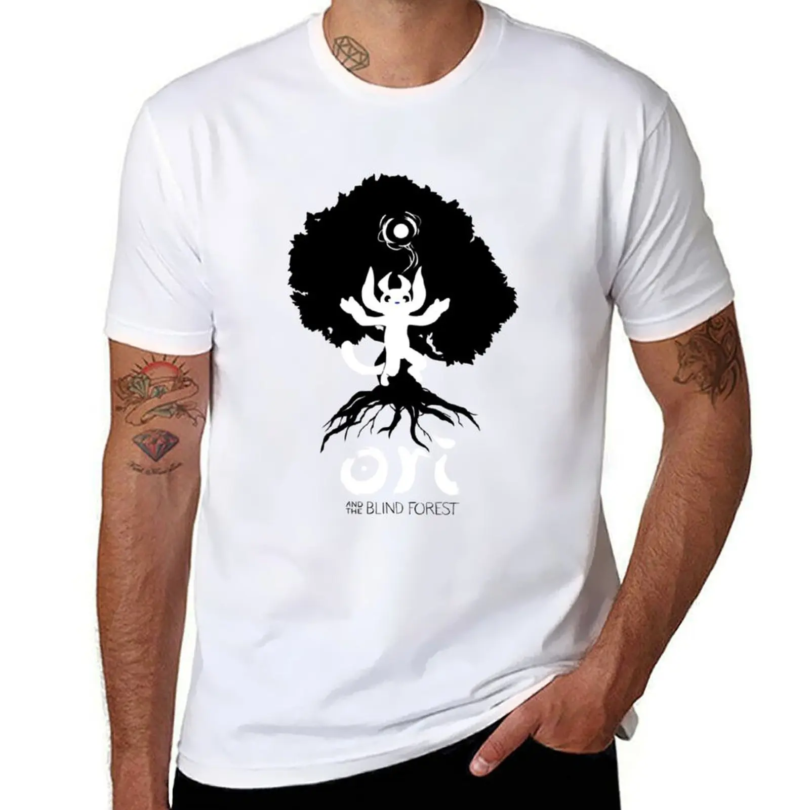 

Ori and the Blind Forest is a save video game art T-Shirt cotton t shirts high quality funny t shirts man T-shirt