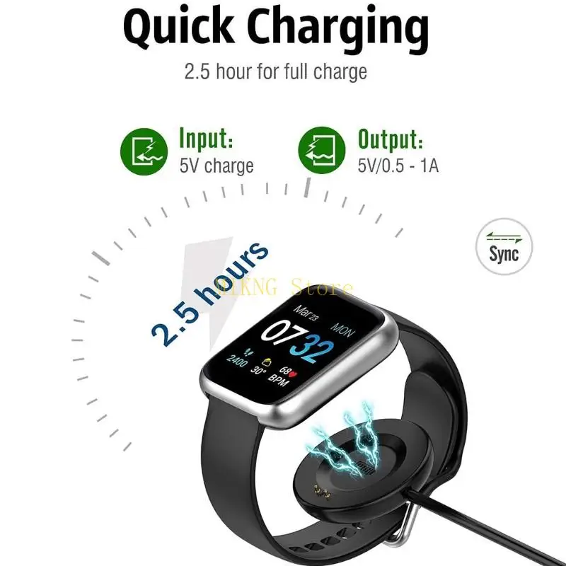Universal Charging Cable 100Cm Twist Easy Design with Protect High Efficiency for iTECH 2/3 Best Sale