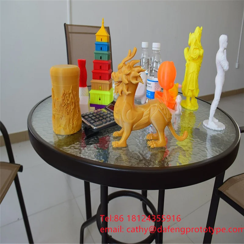 3D printing prototype white material photosensitive resin high-precision design modeling handicraft model decoration