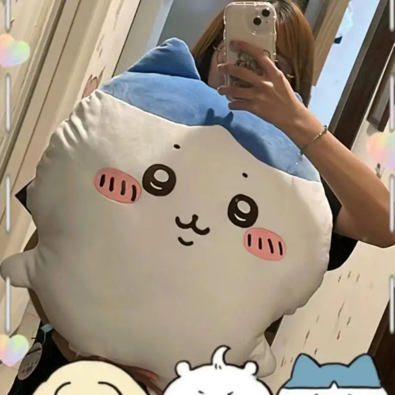 New Kawaii Miniso Chiikawa Cartoon Cute Plush Pillow Backrest Doll As A Birthday Gift for Friends Toys for Girls