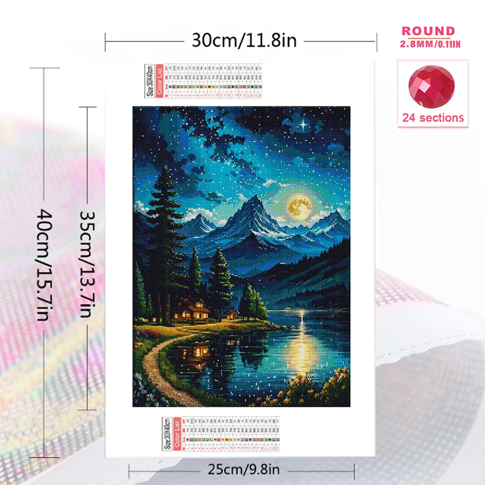 Evershine Landschap Diamantmoz - Resin Art Tree recensie en prijs