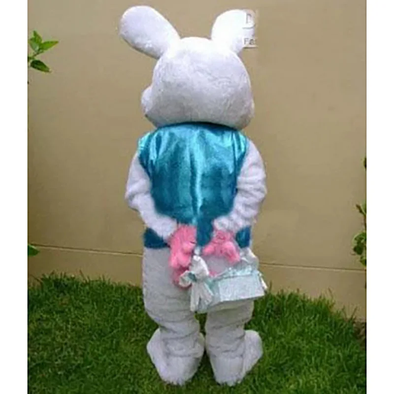 Costume da mascotte coniglietto pasquale adulto Dressable Walking Bunny Mardi Gras Halloween Role Play Activity Kit