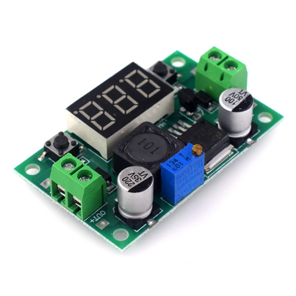 ABYA 2Pcs LM2596S Adjustable DC-DC Step-Down Power Supply Regulator Module 4.0-40V to 1.25-37V 3A Voltage Regulator
