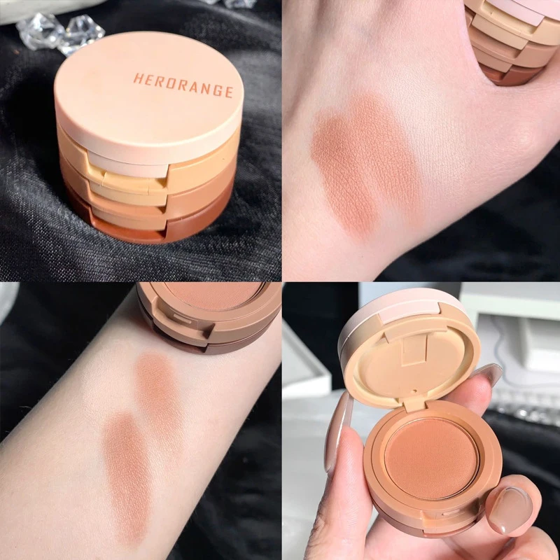 Driekleurige oogschaduw, mat Creëer meerlaagse oogmake-up