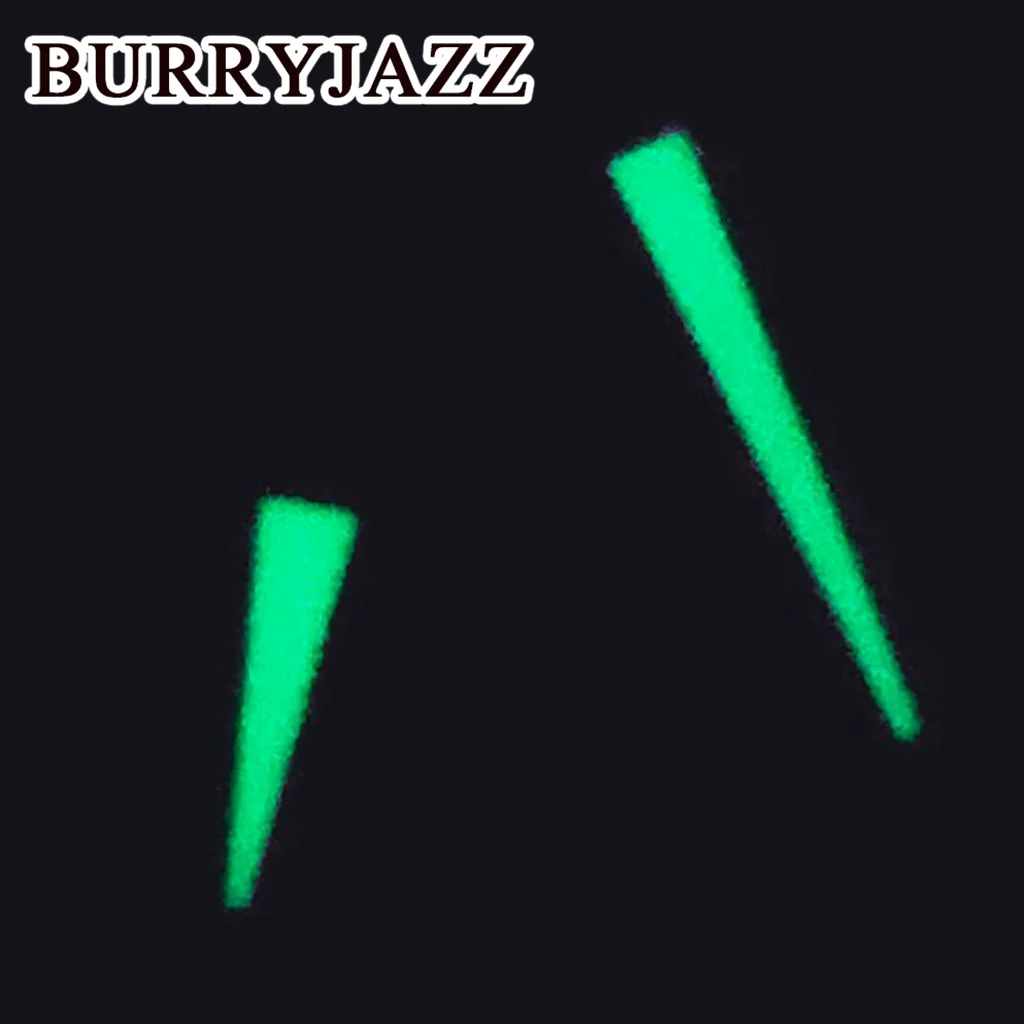 BURRYJAZZ Silver Gold Gun Color Rose Gold Watch Hands Luminous Hands Fit NH35 NH36 7S26 7S36 4R35 4R36 Movements