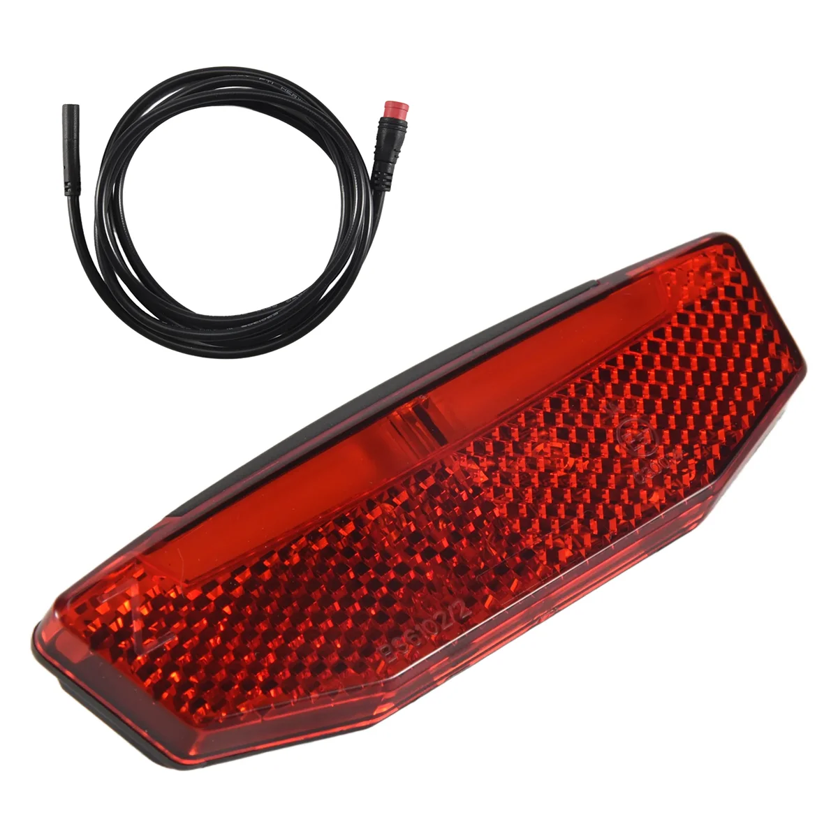 6v-60v luz traseira da bicicleta elétrica/luz traseira led lâmpada traseira de advertência para e-scooter ebike luzes traseiras conector à prova dwaterproof água g