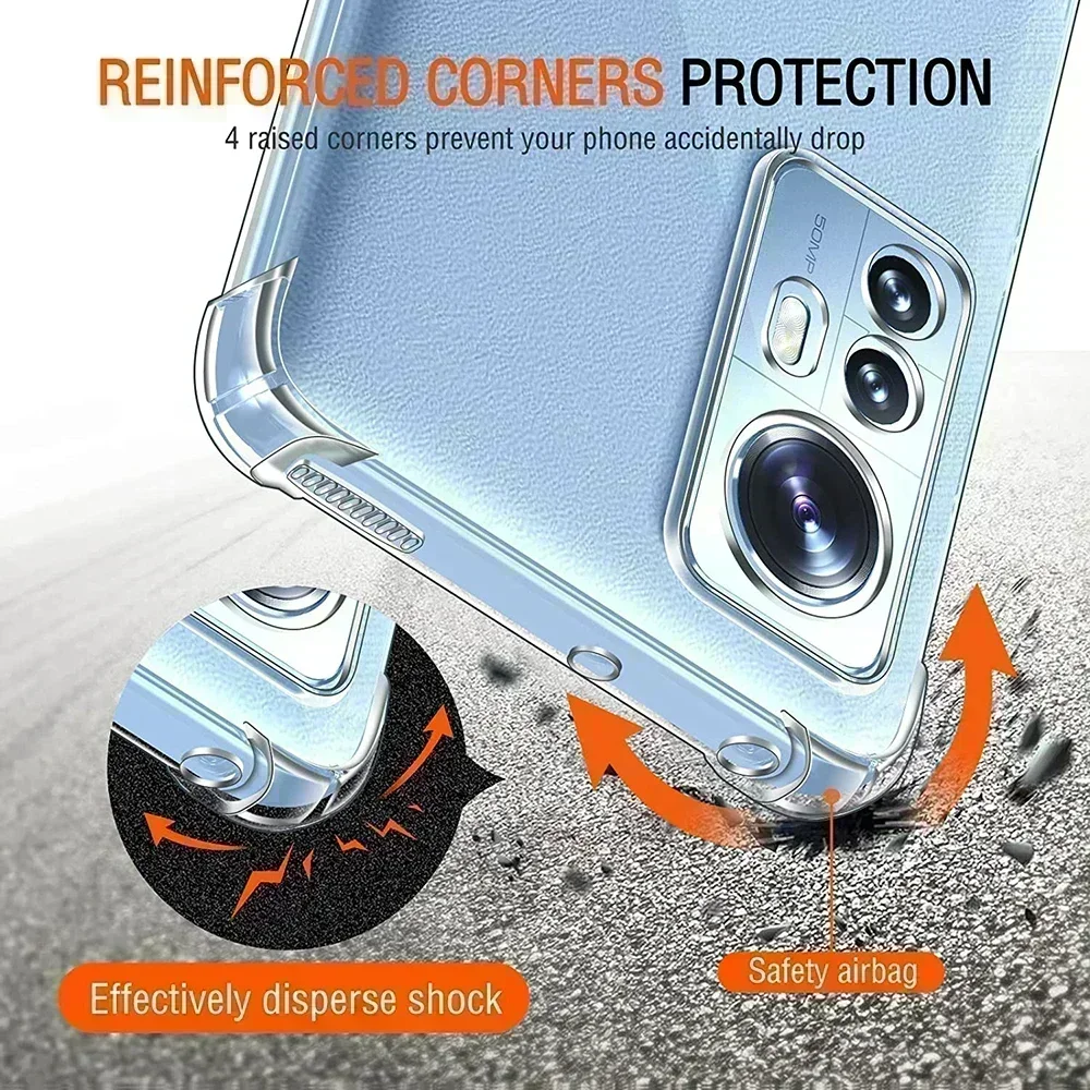 Funda de silicona suave a prueba de golpes para Xiaomi Redmi Note 9 9s 9t 10 10s 11 11S 11T 12 13 Pro Plus 4G 5G, funda trasera fina transparente