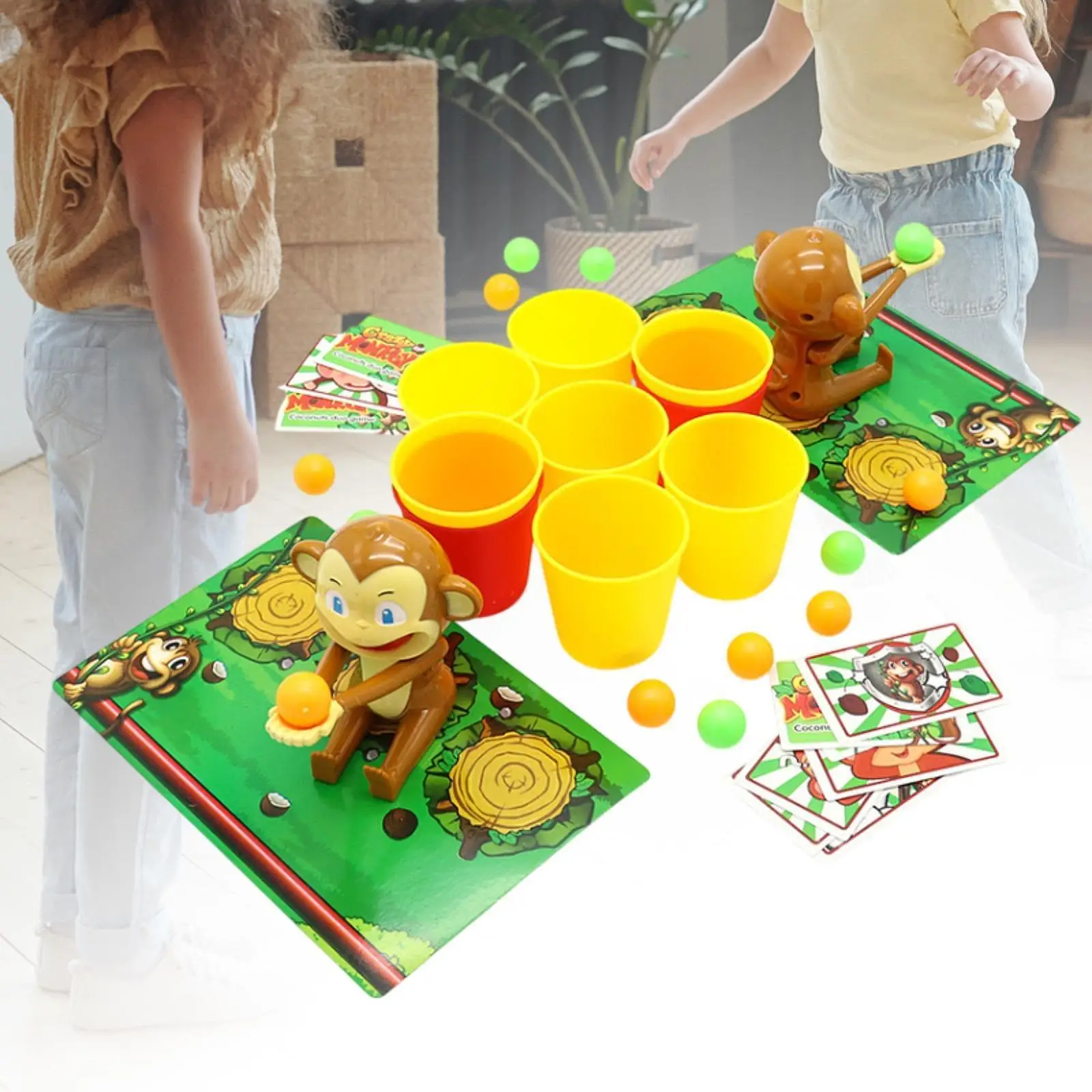 Jogos de tabuleiro brinquedos 2 jogadores dos desenhos animados jogos de festa de família brinquedo sensorial jogos de mesa saltando bola brinquedos para meninos idades 4 & up crianças meninas