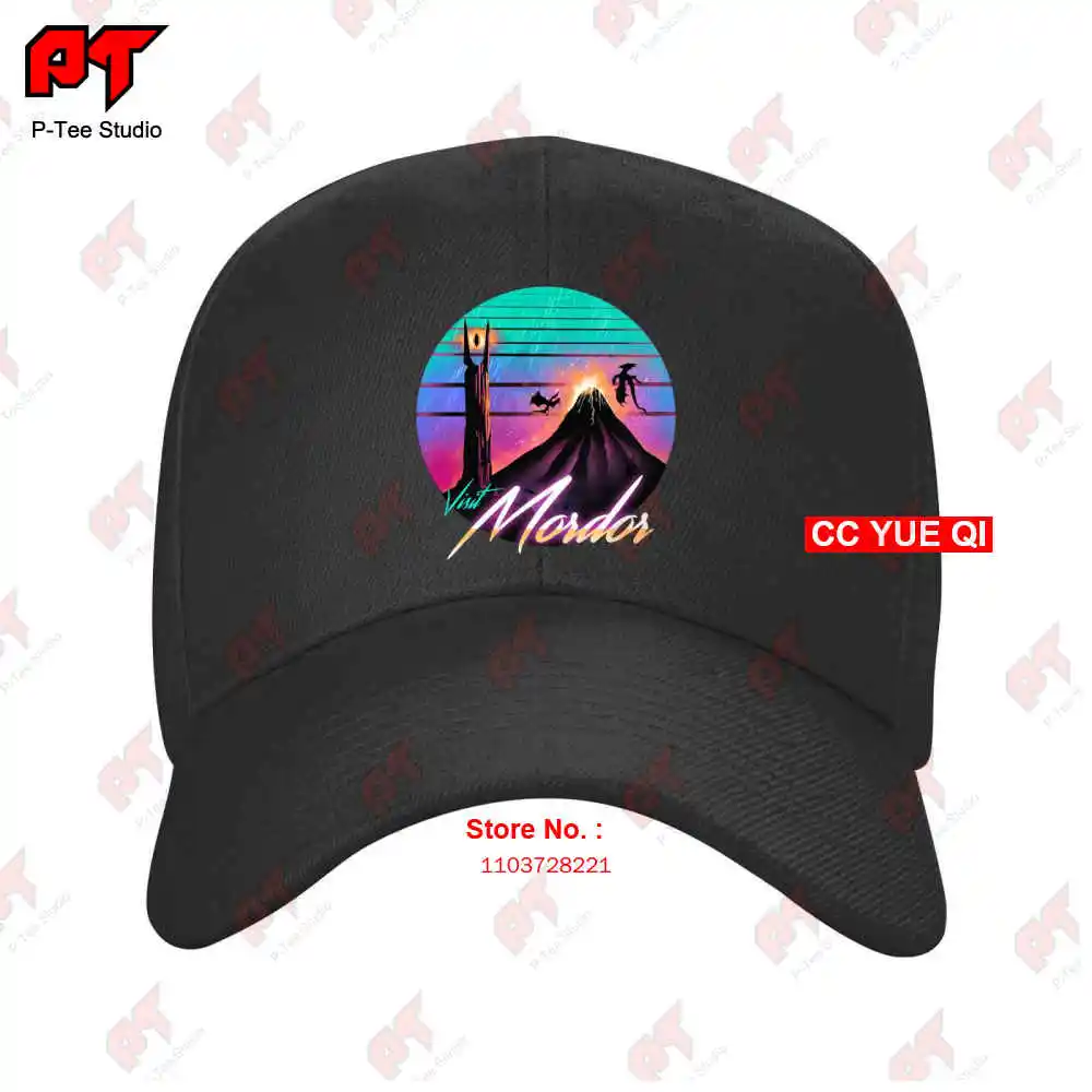 Visit Mordor Base Of The Arch-Villain Sauron Baseball Caps Truck Cap MDJ8