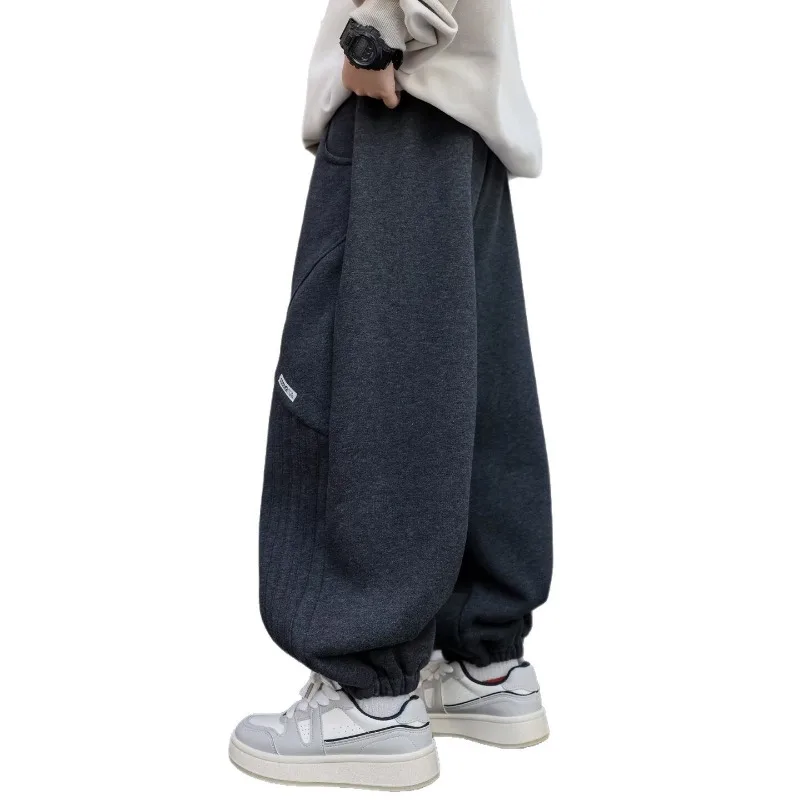 4-14 Jahre Teenager Jungen Sporthosen Herbst 2026 UNITIM Kinder Jungen Jogginghose Locker Sitzend mit Elastischem Bund Stilvolle Junior Kinder Jungen Hosen – Detail 5